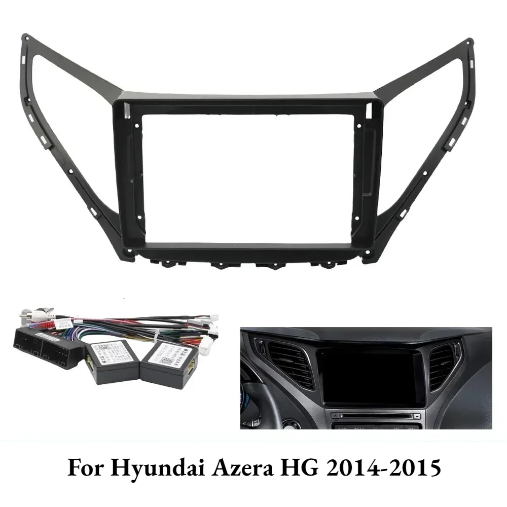 

9Inch 2 Din Android Car Fascia for Hyundai Azera HG 2014-2015 | MP5 DVD Frame Audio Dash Trim Kit