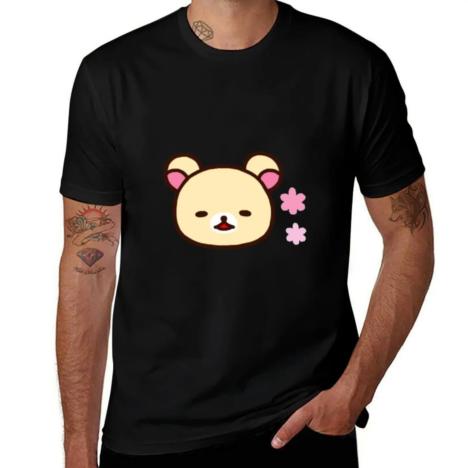 

Cute korilakkuma T-Shirt t shirt man cotton t shirts for man slim fit man t shirt graphic T-shirt