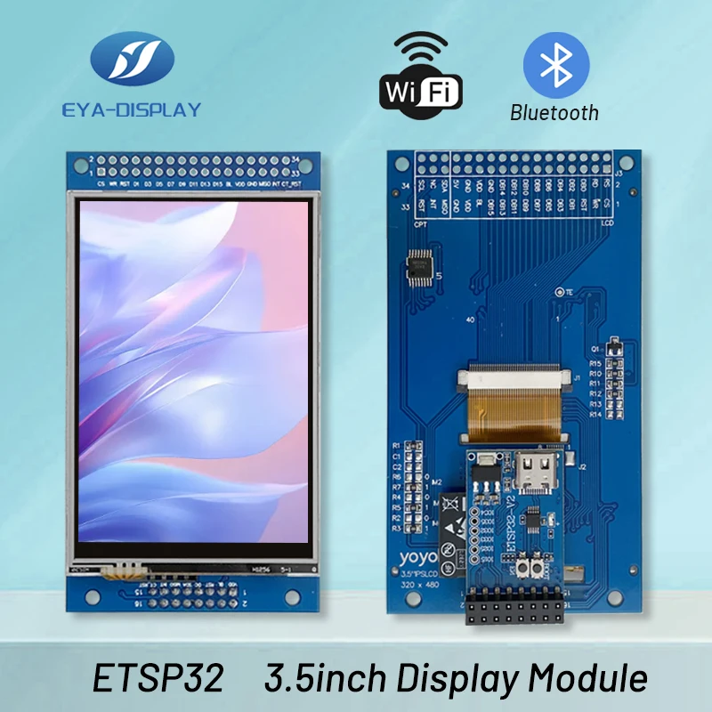 ESP32   3.5-inch 320 * 480 Intelligent Display ScreenArduino LVGL WIFI&Bluetooth Development Board  3.5-inch LCD