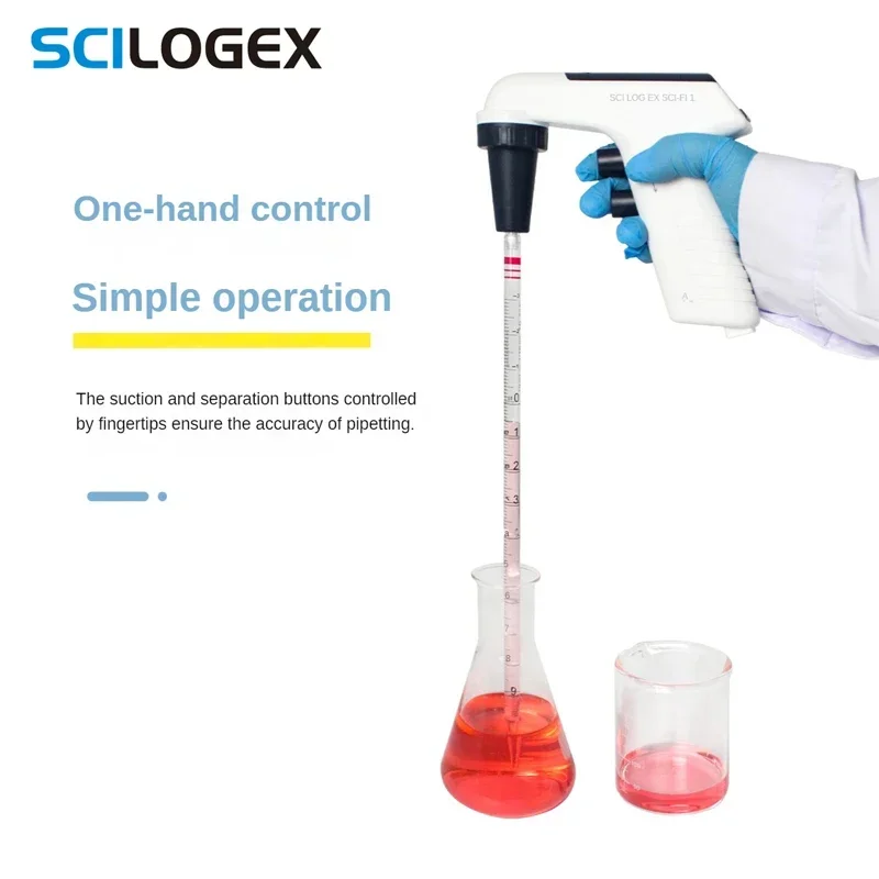 

SCILOGEX New SCI-Fill Large-capacity Electric Pipette PDVF Material Is Corrosion-resistant and Suitable for 0.1~100ml Pipettes