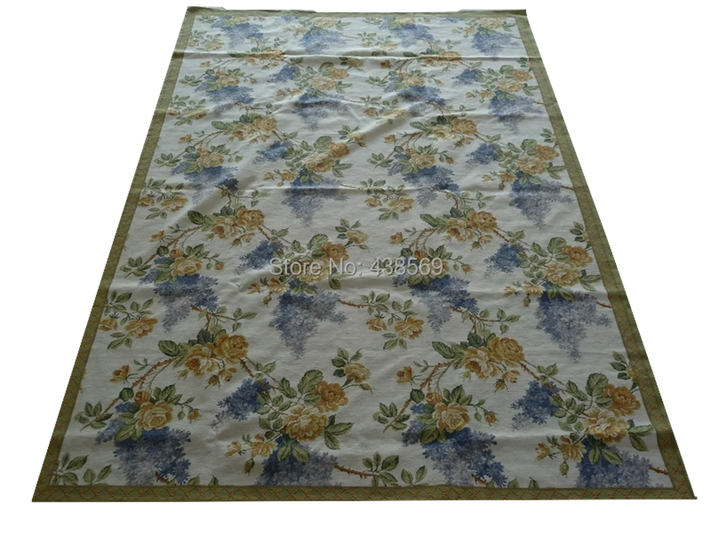 

Free Shipping 6'x9' 10K handmade Rugs 100% New Zealand Wool high quality woolen rug English Garden