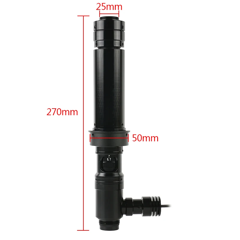 HD 1400X Zoom Stereo Microscope Camera Coaxial Light Monocular C-mount Zoom Lens 50mm Ring Zoon C-Mount Lens Glass Lens