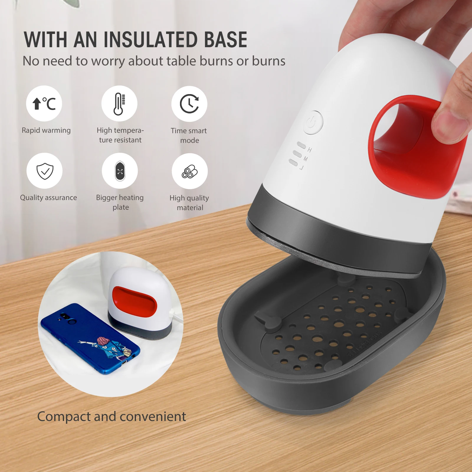 آلة الصحافة الحرارية الصغيرة التي شيرت الطباعة سهلة التدفئة نقل الصحافة آلات الحديد لبطانية الجلود المحمولة DIY بها بنفسك الأعمال المنزلية