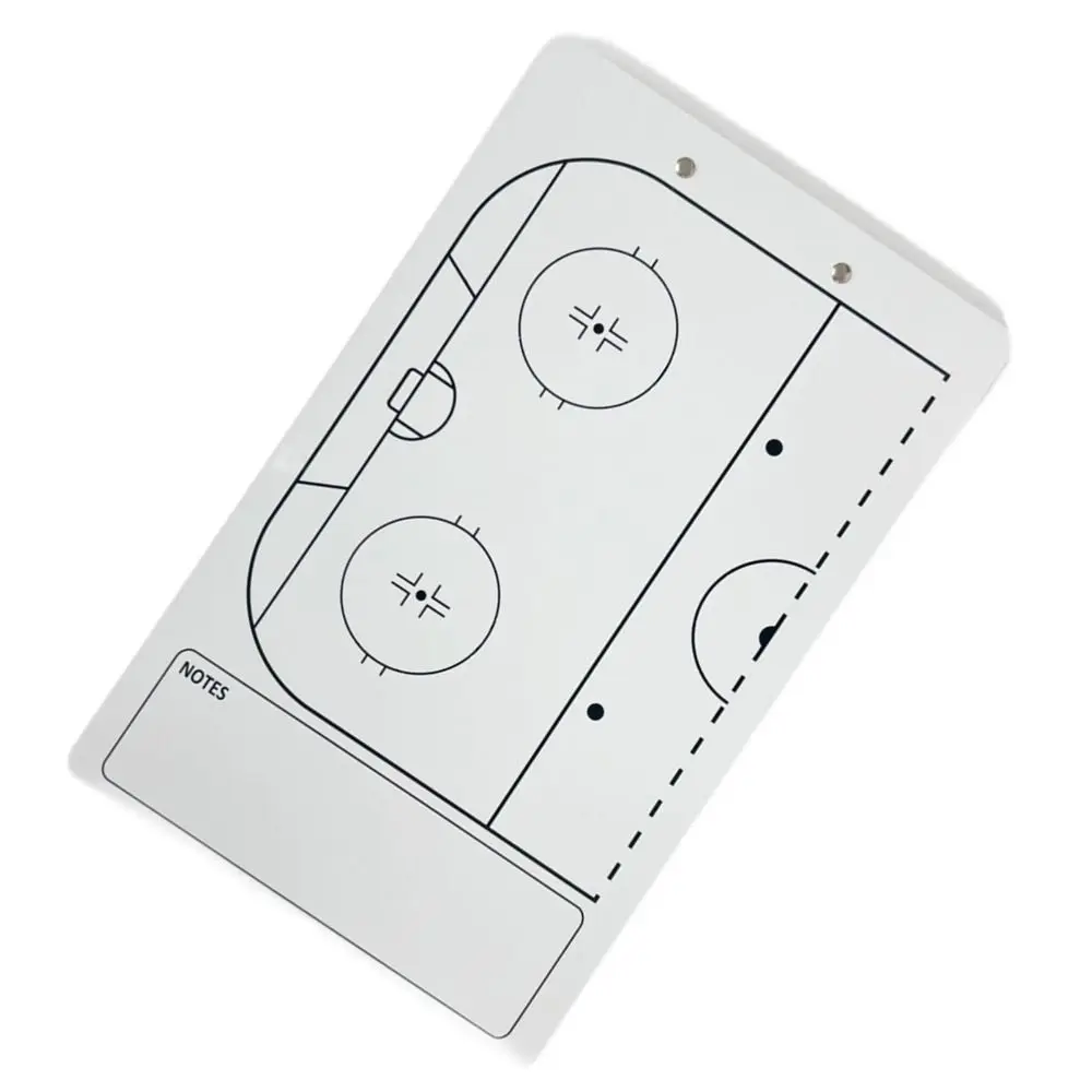 Smooth Surface Ice Hockey Tactic Board Erase Cleanly Double-Sided Practice Board Reusable Durable Coaches Clipboard Planning