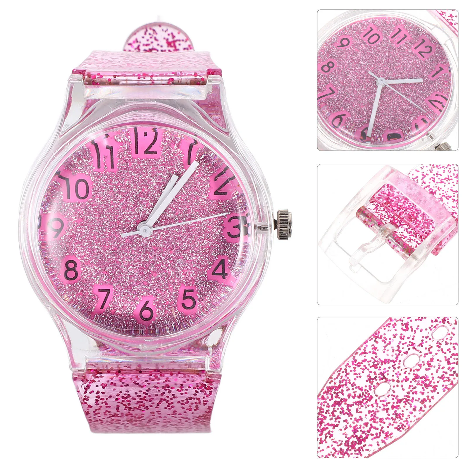 

Kids Watch Colorful Cartoon Quartz Shining Fashion Wristwatch Adjustable Strap Birthday Gift for Children Fashion Watch