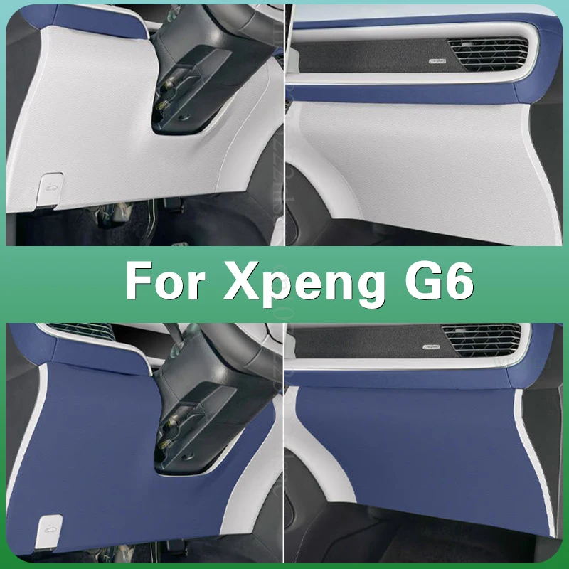 

For Xpeng G6 Interior Stickers Main Driver Anti-kick Pads Glove Box Protection Pads Door Panels Anti-dirty Pads Car Accessories