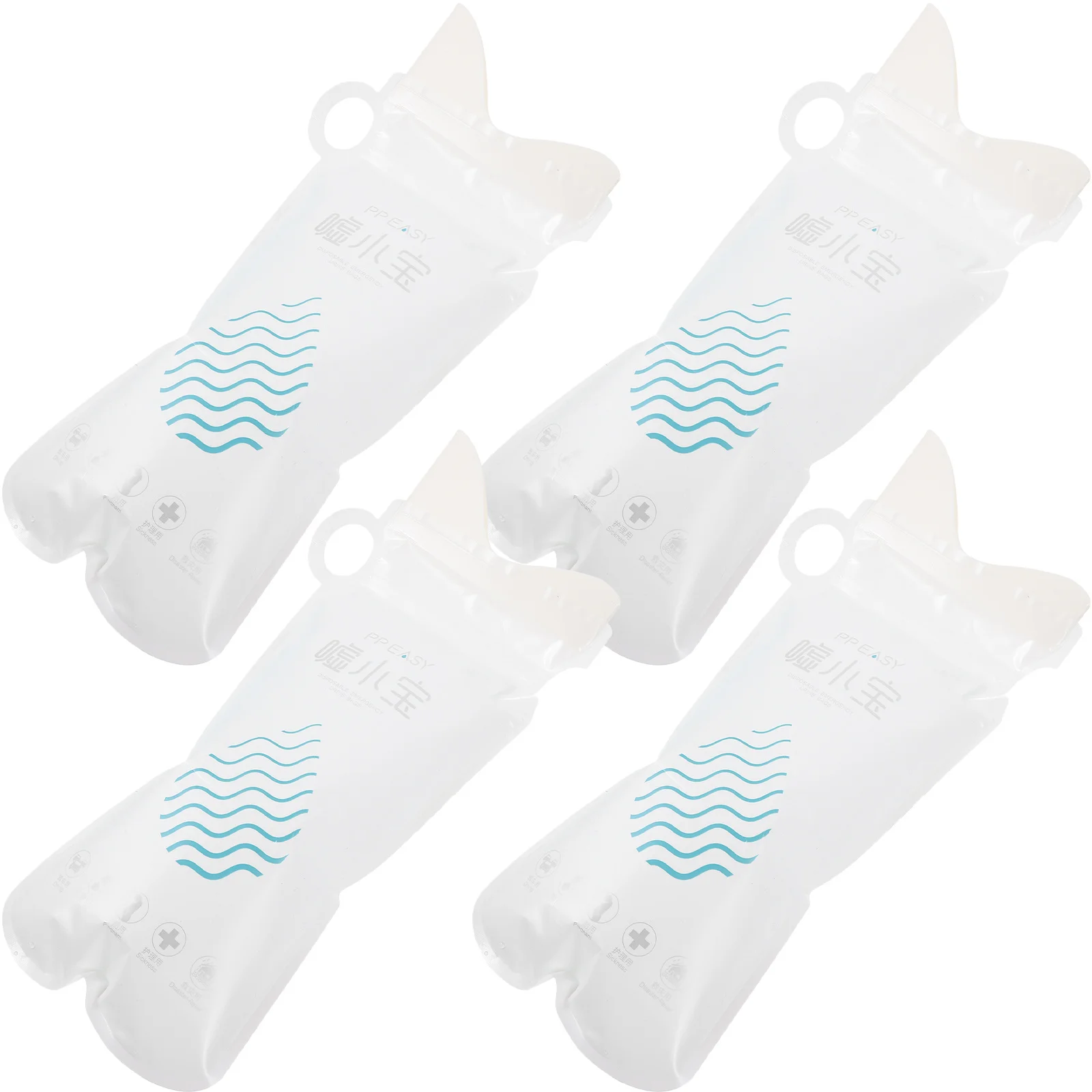 

4Pcs Disposable Urine Bags Leakproof Super Absorbent Portable Emergency Pee Bags Travel Outdoor Car Use Camping