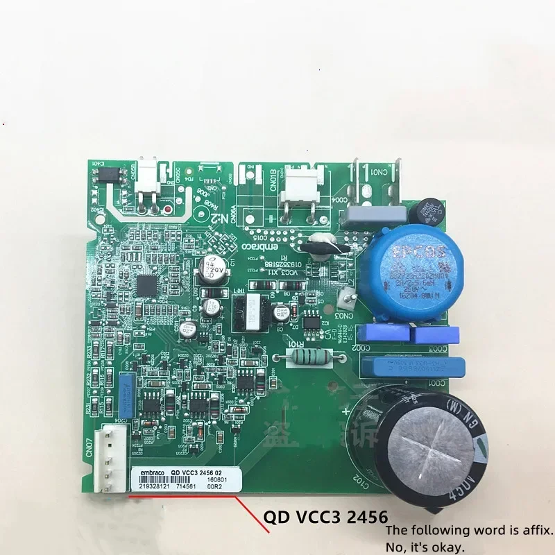

Refrigerator inverter board embraco VCC3 2456 compressor driver board EECON-QD