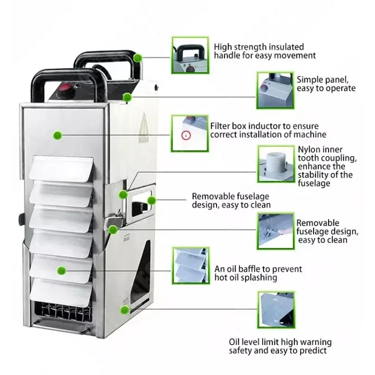 Restaurant Cooking Oil Filter Machine/cooking Oil Filtration Machine/frying Cooking Oil Filter