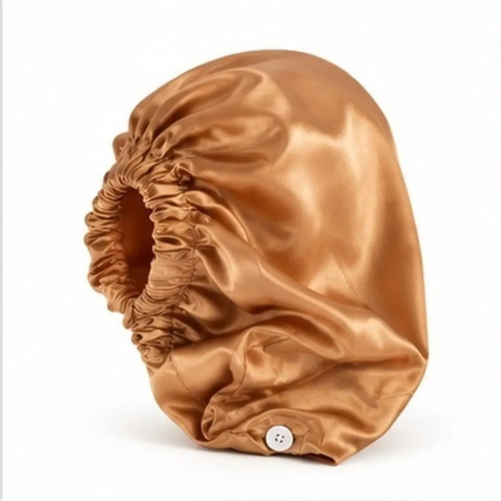 Elastic Satin Sleep Cap Women Long Hair Protection Large Fit Secure Stay Put Design Sleep Hat for Braids Dreadlocks Curly Hair