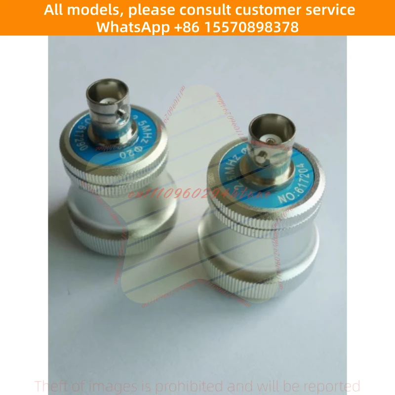 Ultrasonic Straight Probe 2.5P20 Flaw Detector Single Crystal Probe UT Metal Flaw Detection Longitudinal Wave Transducer