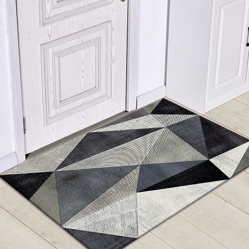 

VIKAMA's New Fleece-Printed Rug Perfect For Beach-Style Slip-Resistant Stain-Resistant And Durable Use As Door Mat Or Home Decor