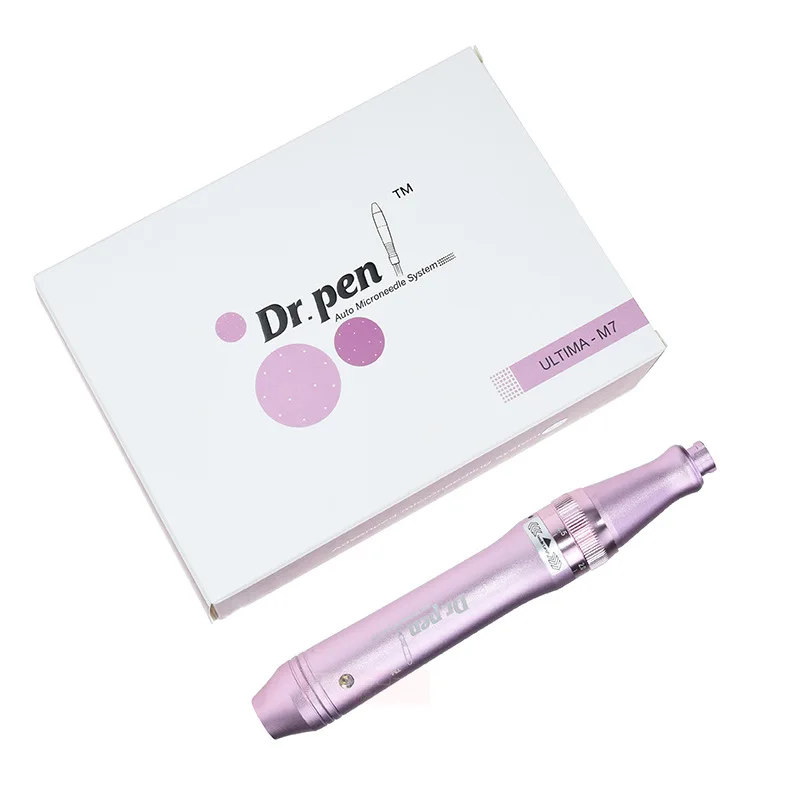 Drahtlose elektrische derma pen ultima m7 dr. pen derma pen tattoo zubehör mit 2 stücke nadel patronen von höchster qualität