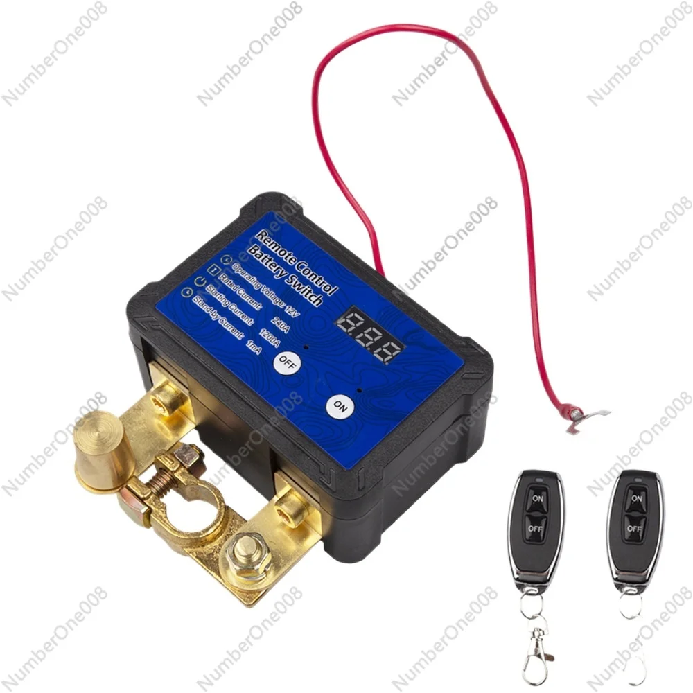 Car Battery Breaker 12V240A Remote Battery Cut-off Switch, Manual Remote Control Power-off Protection Modification