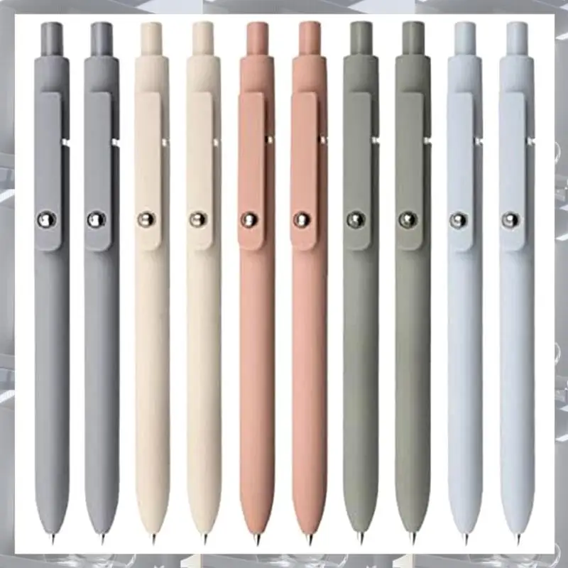 

Hot Selling-0.5Mm Black Ink Pens High-End Series Retractable Pens Fine Point Smooth Writing Pens 10Pcs,0.5Mm Black Ink Pens High