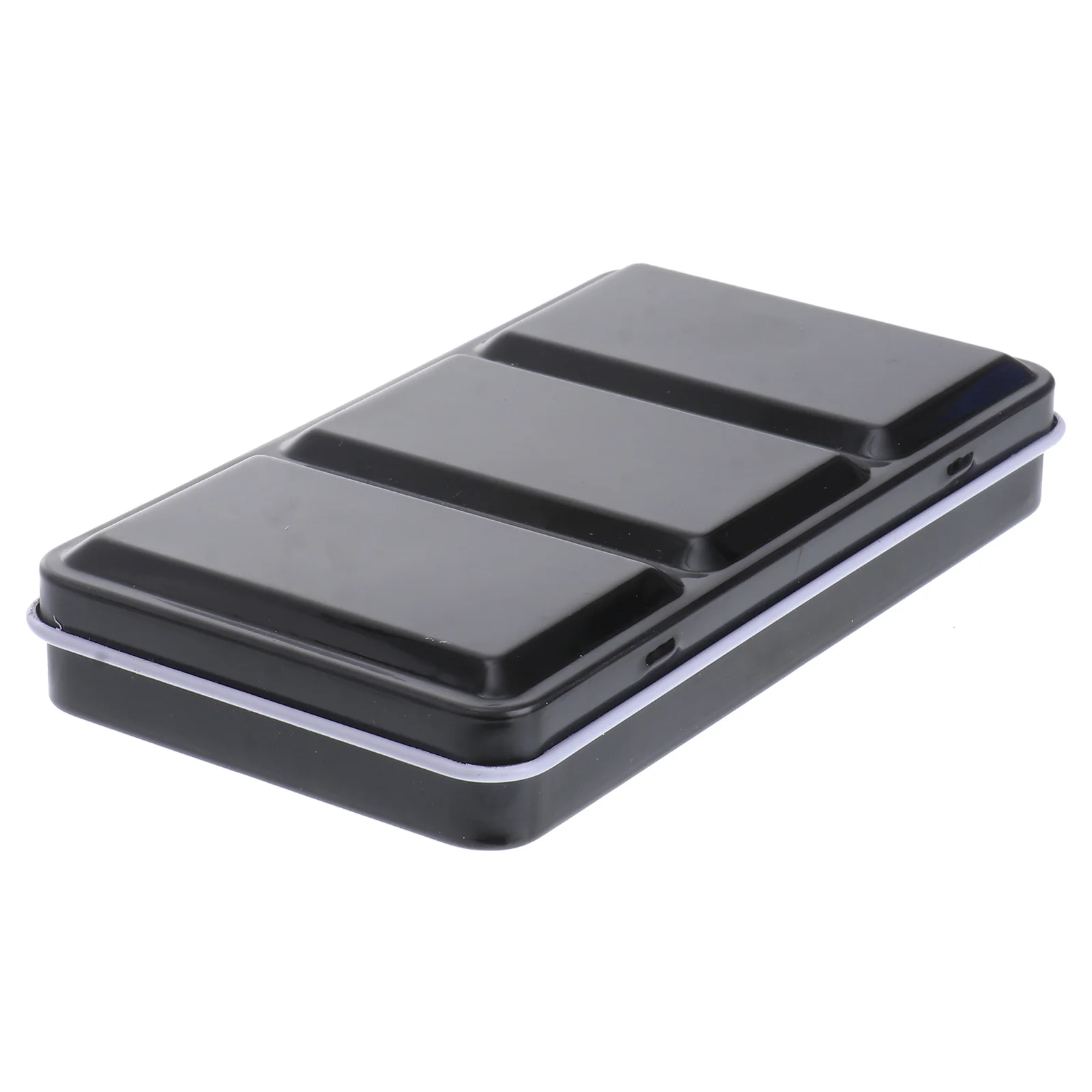 Пустой металлический чехол для краски, контейнер для акварели, коробка для пигментов, складные жестяные горшки, полоски для стручков, небольшой лоток, решение для хранения художественных принадлежностей