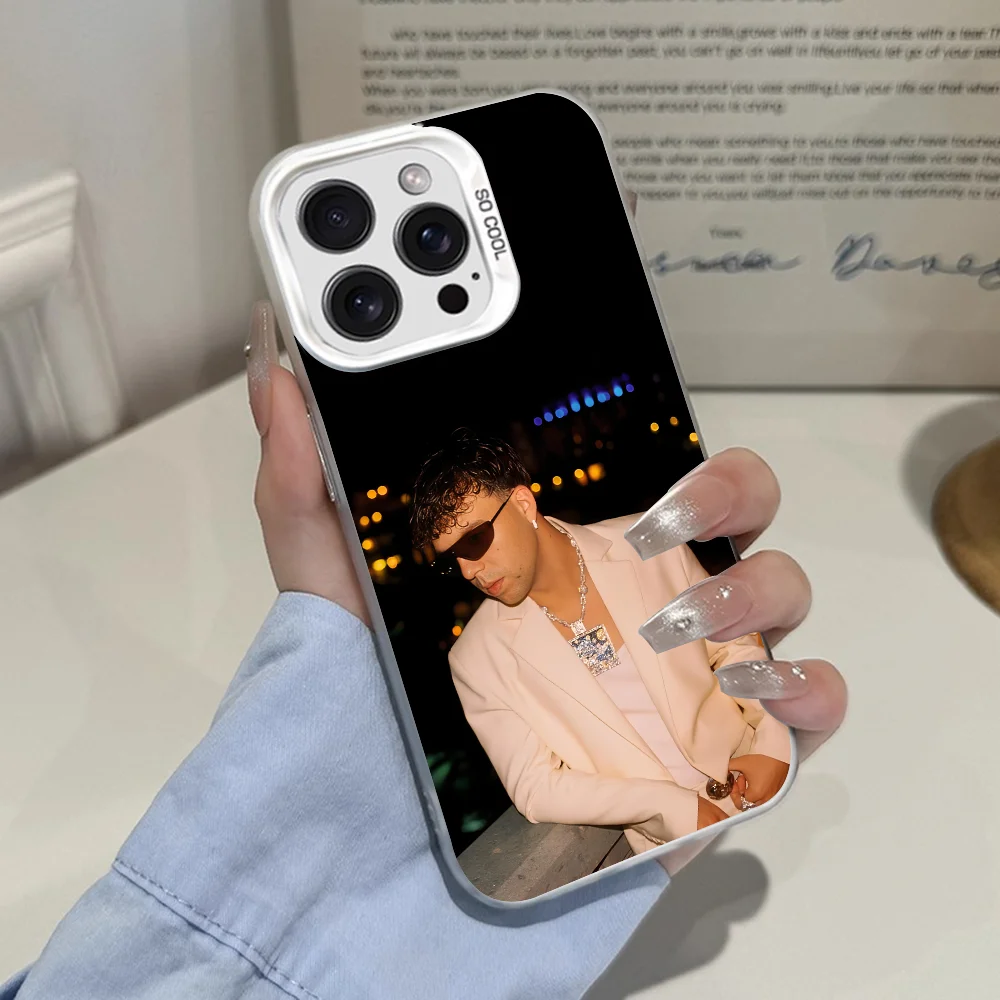 حافظة هاتف Singer Q-Quevedo لهاتف آيفون 12 11 13 14 15 16 17Max Pro Plus غطاء حماية صغير IMD ملون #6