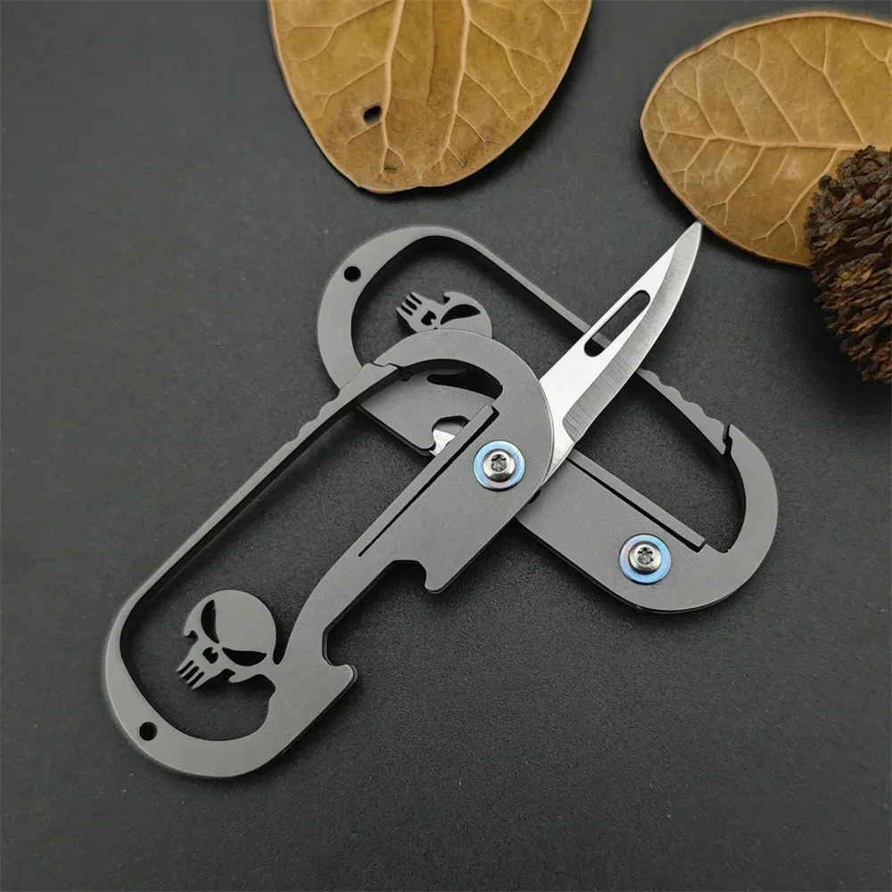 

Jungle Tactics Multi-Function Rescue 440C Steel Quick-Open Folding Knife Outdoor Camping Hiking Portable Pocket Knife