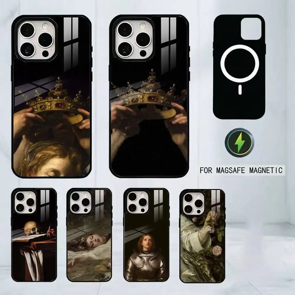 

Classic Caravaggio Phone Case For iPhone17,16,15,14,13,12,11 Plus,Pro Magnetic For Magsafe Wireless Charging