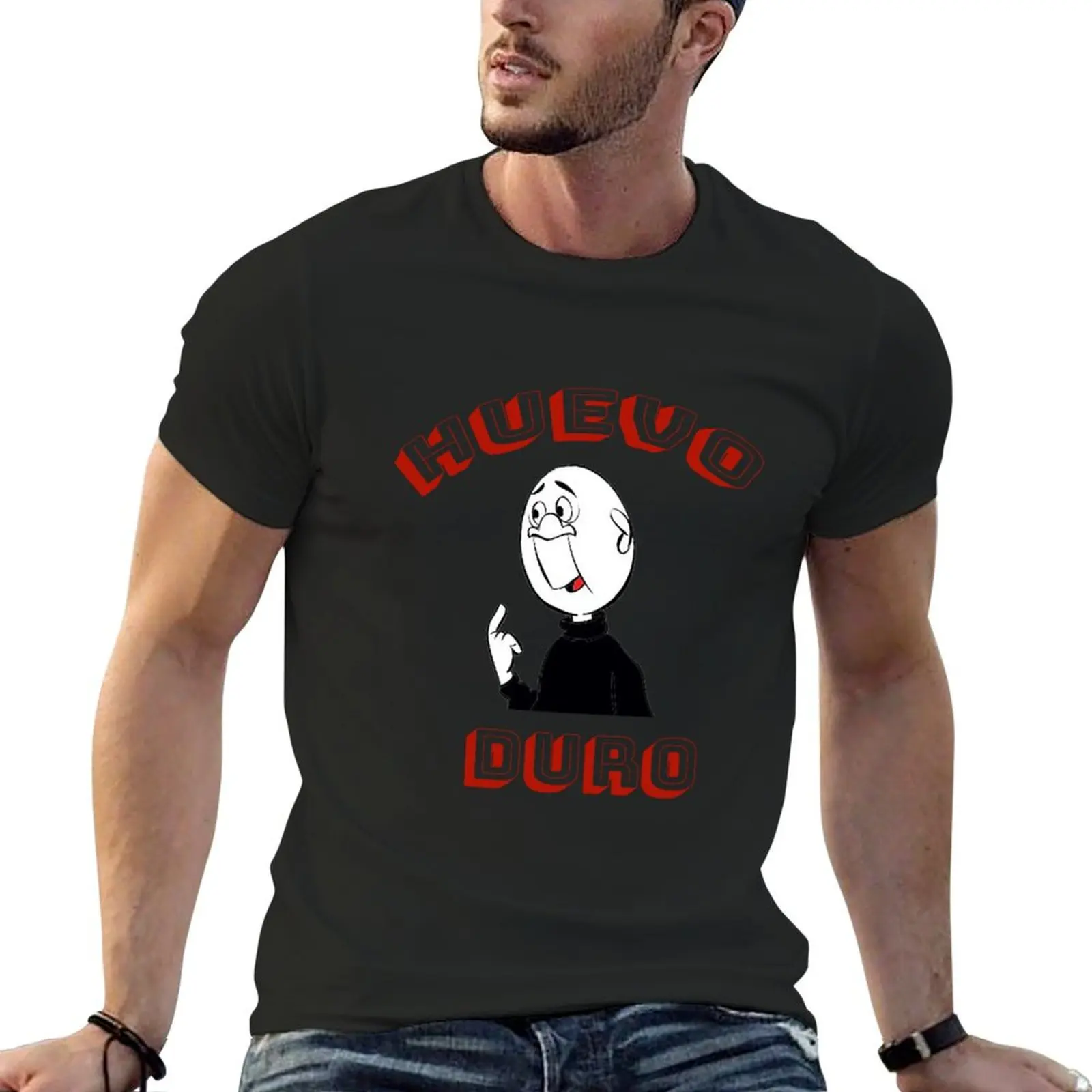 Huevo duro Condorito character T-Shirt blanks cheap stuff cotton graphic tees vintage black t shirts for men