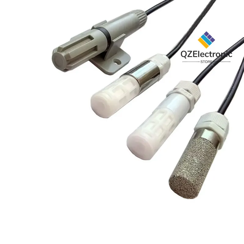 RS485 Modbus Sensor Suhu dan Kelembapan Tahan Air DC5-24V Presisi Tinggi Pengukur Suhu dan Kelembapan PE