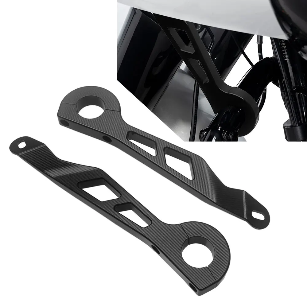 

Комплект из 2 опор для обтекателей мотоцикла, кронштейны для защиты двигателя, низкопрофильные крепления для Harley Touring Road Glide FLTRX 2024 2025 2026