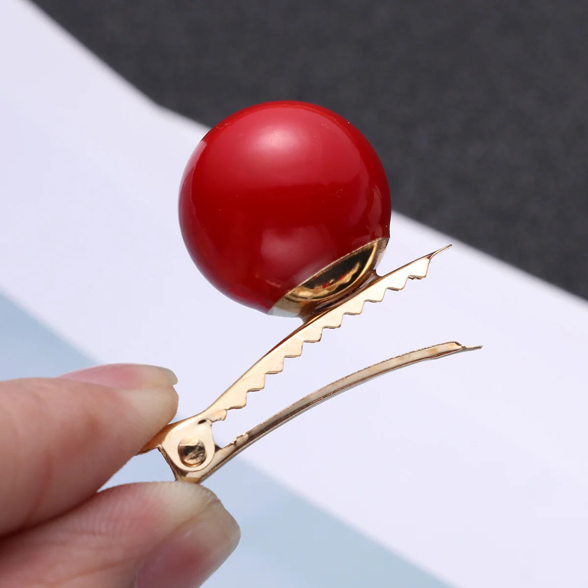 

10Pcs Large Pearl Hairpin Duckbill Clip for Wedding Party Daily Use Women Girls Fashion Pearl Hair Pin Hair Clip