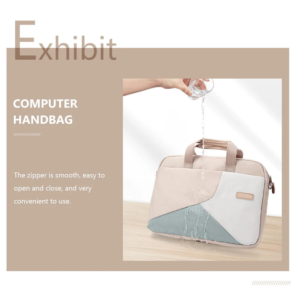

Laptop Bag Notebook Pouch Ultra Thin Lightweight Travel Shoulder Tote EVA Aluminum Waterproof Computer Handbag Large Capacity
