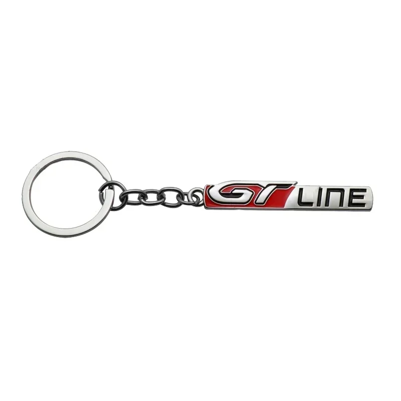 Car Key Chain Metal Keychain Keyring for Peugeot GT Line 106 107 108 307 308 406 408 208 301 206 3008 2008 208XS 208Gti