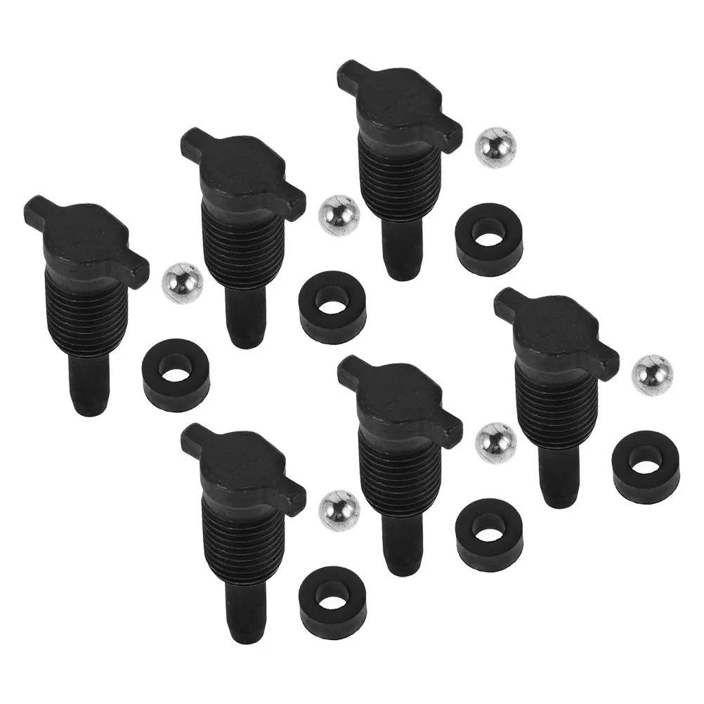 

6Set Hydraulic Jack Oil Seal Kit Universal Replacement Parts Floor Vertical Jack Maintenance Repair Tools Oil Plugs