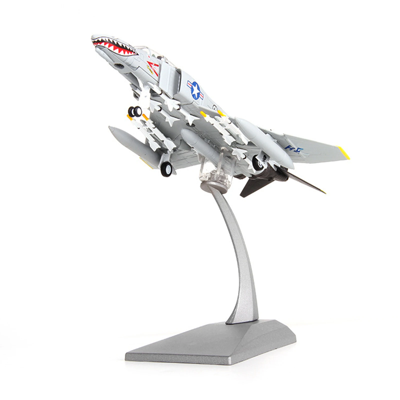 1/100 Scale อเมริกัน F-4C Ghost โจมตีเครื่องบินโลหะผสม Fighter จําลองเครื่องบินเครื่องประดับเครื่องบินสะสมของขวัญ