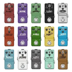 Rowin NANO Guitar Effect Pedals Compressor Flanger Booster Overdrive Delay Tremolo Dumble Distortion for Electric Guitar Bass
