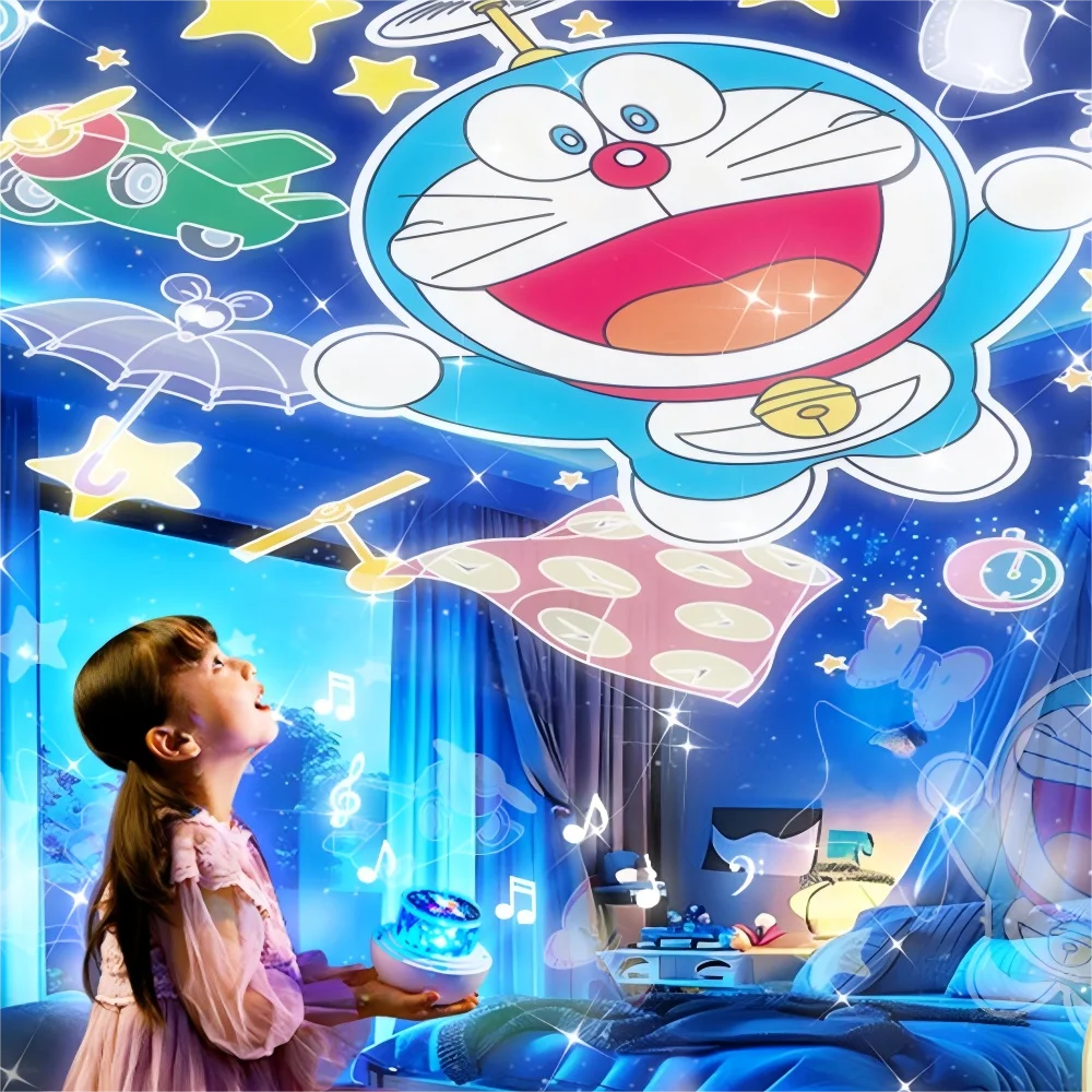 Doraemon Project Light Anime Cartoon Night Light Star Galaxy Solar System Bedroom Party Atmosphere Birthday Christmas Gift Decor