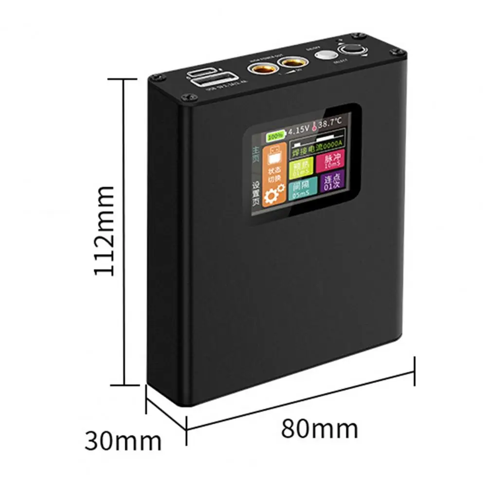 Docreate máquina de solda de ponto 0.1-0.15mm máquina portátil de solda de níquel display digital máquina de solda 18650 bateria de lítio