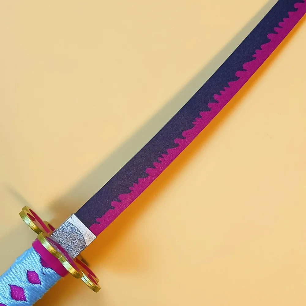 16인치 42cm 카타나 진짜 일본 카타나 사무라이 검 애니메이션 코스프레 소품 플라스틱 칼 닌자 검 닌자 칼 날이 없는 장난감 선물