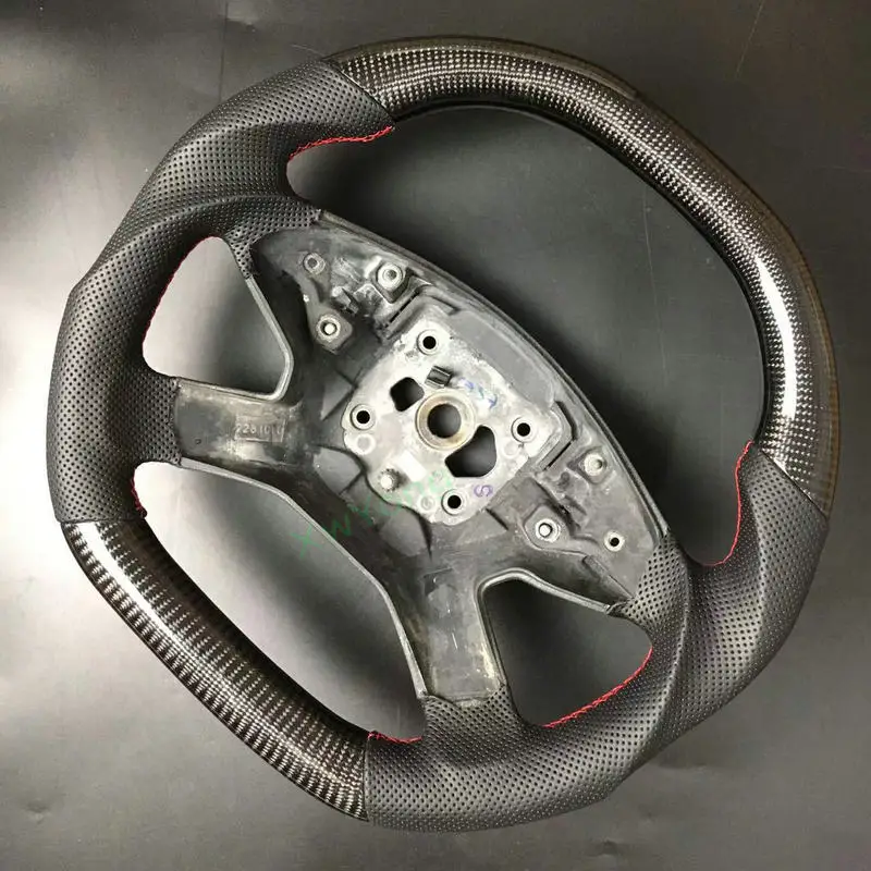 For Mercedes-benz W164 W251 ML350 ML500 B200 100% Real Carbon Fiber + Leather Steering Wheel