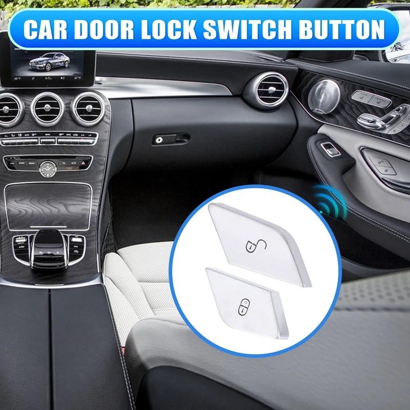 Car Front Right Door Lock Switch Button Car Lock Switch Cover 2059055151 For Mercedes-Benz W205 W447 W213 RHD