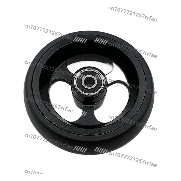 Life Wheelchair Universal Accessories, Wheelchair 4-inch Aluminum Alloy Wheel Front Wheel, Matching Bearing