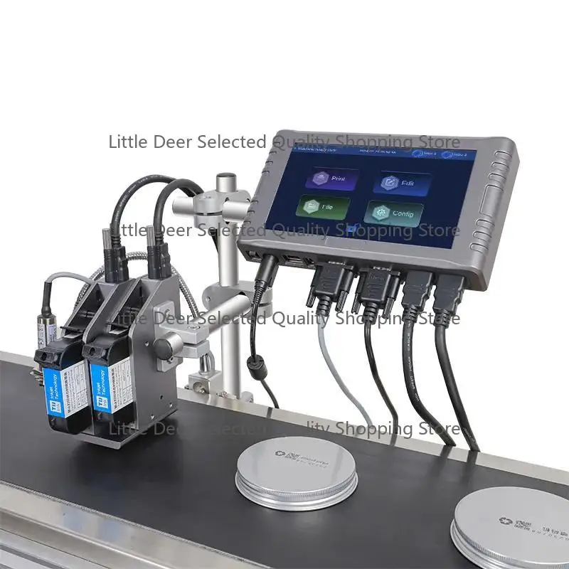 DH Jet Printer  7 Inch Screen  High Quality Inkjet Picture logo Date Printer on  Mental Envelope Accuracy Definition