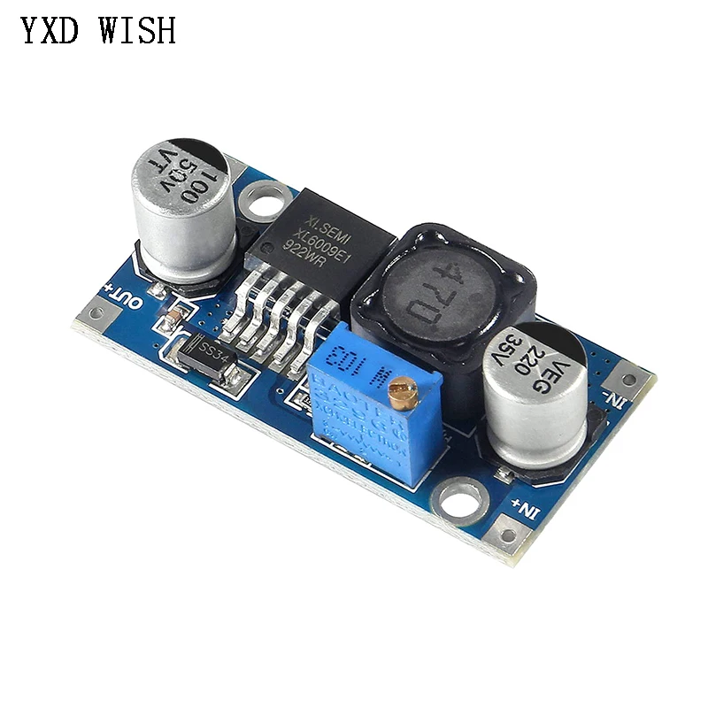 10pcs XL6009 Boost Buck DC-DC Adjustable Step-Up Converter XL6009 Module Solar Voltage DC DC Boost Converter Board