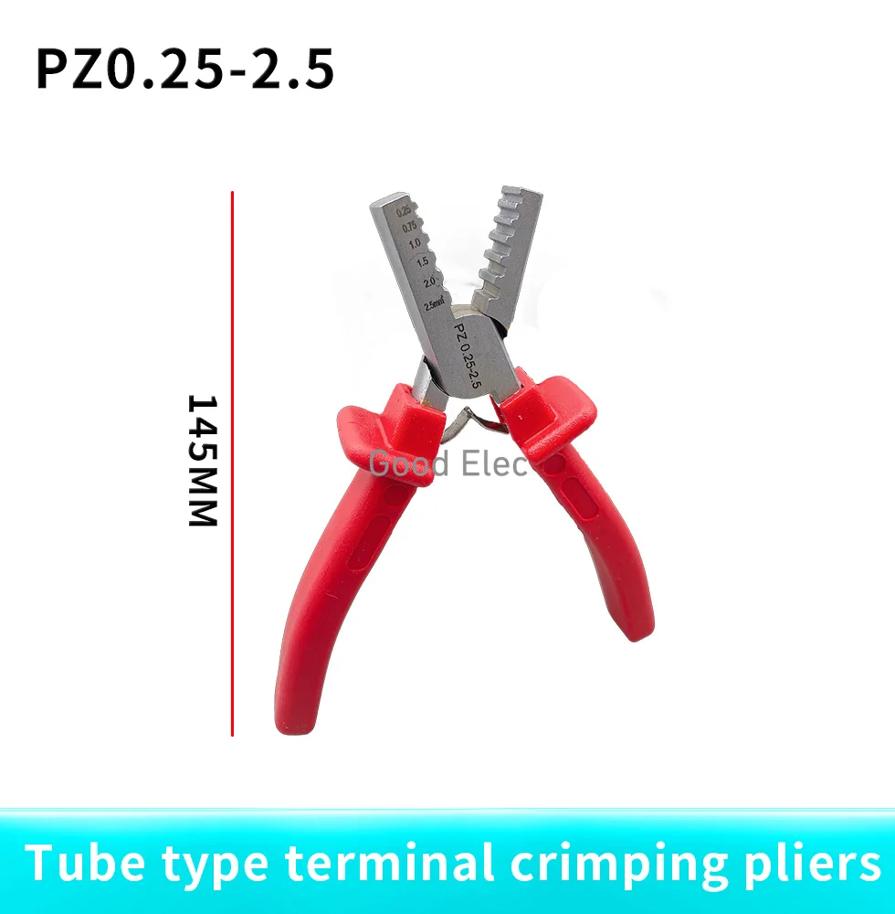 PZ 0.25-2.5 GERMANY STYLE CRIMPING PILER FOR Terminal 0.25-2.5mm2 CRIMPING PLIERS Crimping Tools