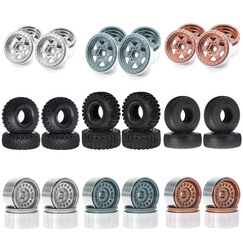 

1.9" Beadlock Wheels - Negative Offset Metal Rims for Axial SCX10 II/III 90046/AXI03007 & Traxxas TRX4 - 1/10 RC Crawler Upgrade