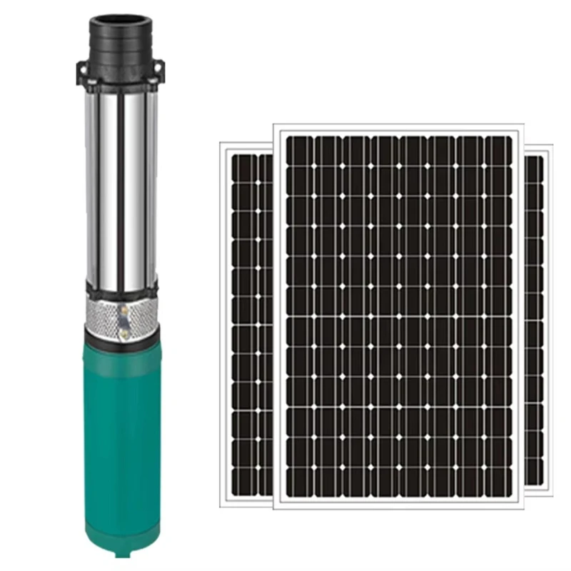 Solar energy system Portable agricultural direct current submersible system Solar water pump for irrigation