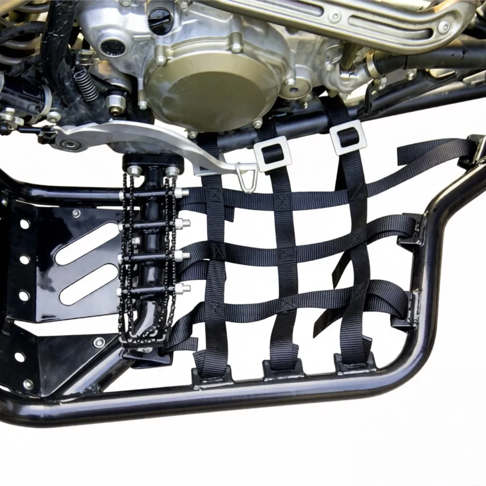 Redes de Protección Nerf Bar 2025, Impermeables, de Nailon, para ATV, Kit de Herramientas para Suzuki LTZ400 2003-2006, Polaris Predator TRX 400 X EX 450ER, Predator 500, DVX400