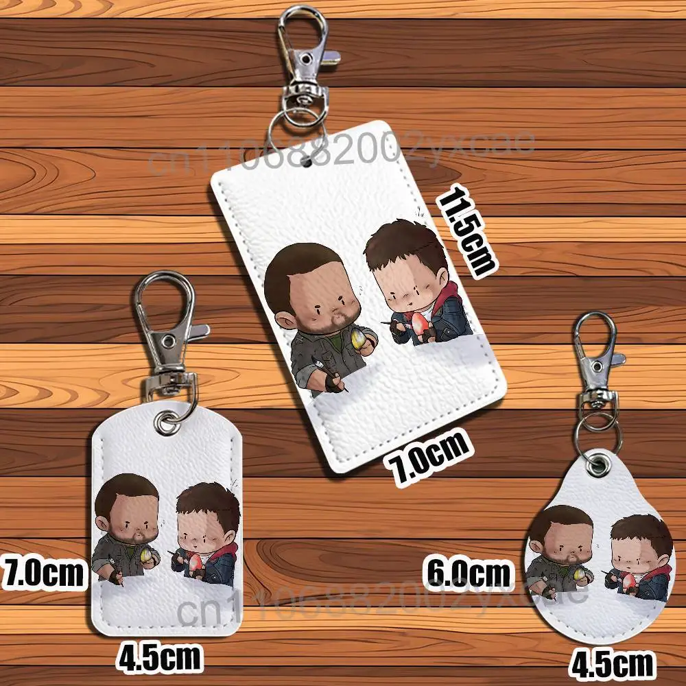 Stay Human game Dying Light Card Holder Keychain Key Ring Door Lock Access Protective Case For Security Gift