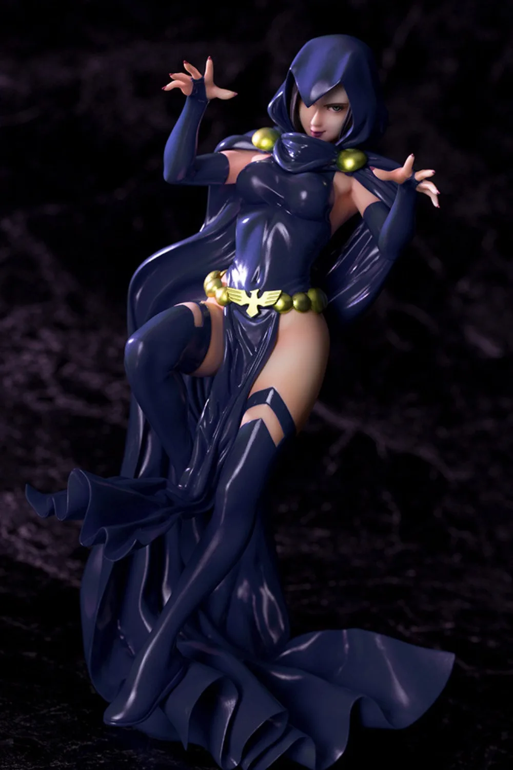 100% Original in Stock Kotobukiya Bishoujo Statue The New Teen Titans Raven 2nd Edition Collection Series Model Decoration view 6
