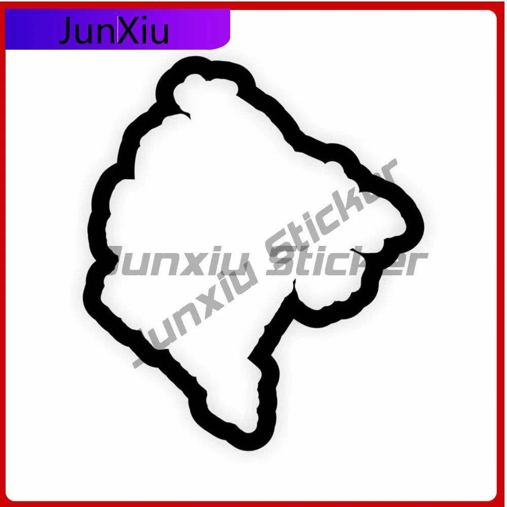 Montenegro Map Flag Outline Sticker Creative Helmet SUV Durable Vinyl Auto Accessories Vinyl Decal For Car Truck SUV Window