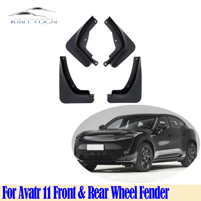 

For Avatr 11 Car Mud Guards, Front & Rear Wheel Fender Splash Guards Durable Plastic Mudflaps