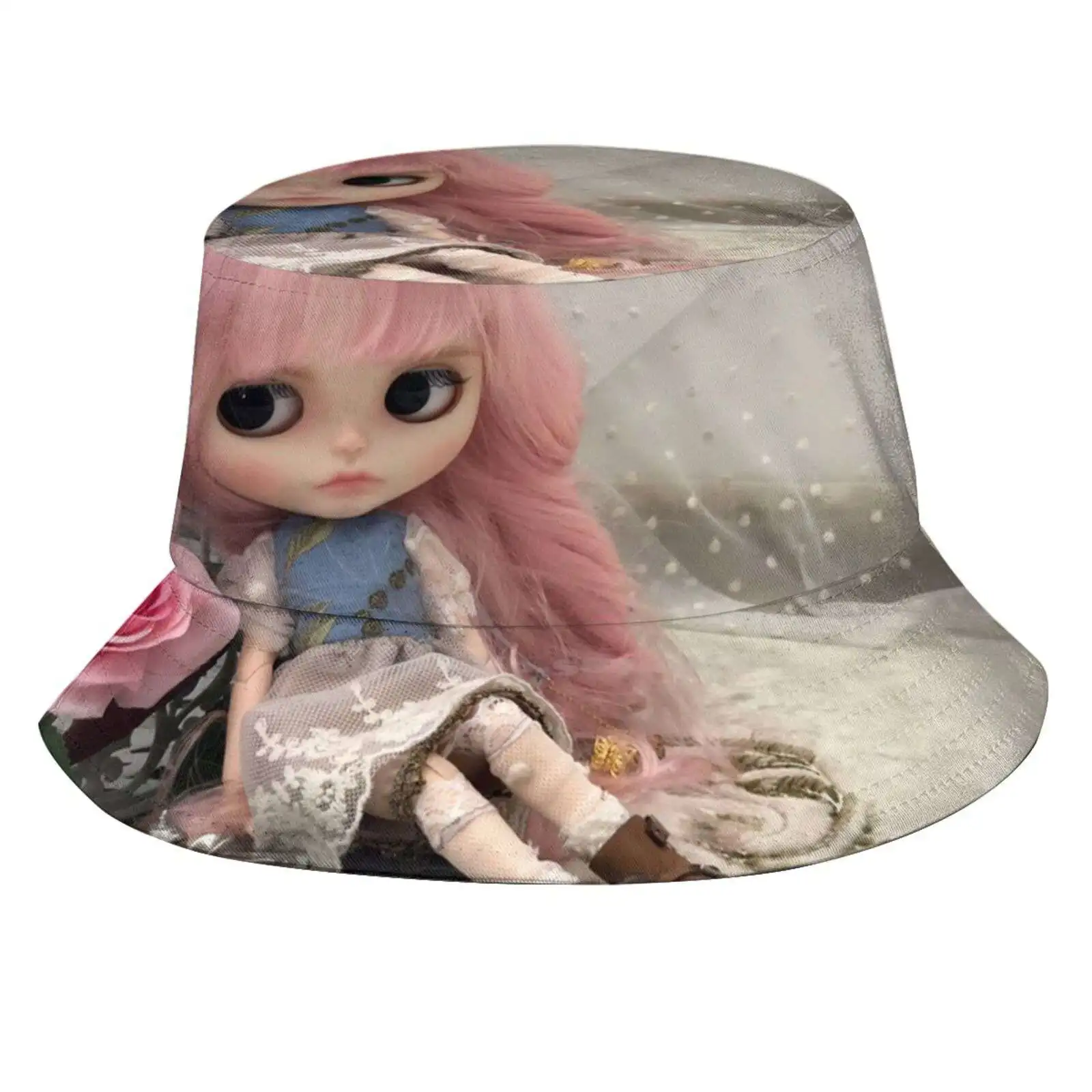 Custom Blythe By Jenny Lee Sun Cap Fisherman Hat Bucket Hats Custom Blythe Art Doll Ooak Jennylovesbenny Kawaii Cute Doll Play