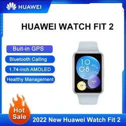 Huawei WATCH FIT 2 Smart Watch Bluetooth Call 1.74 inch AMOLED Display Heart Rate Monitoring Men Women Sports Bracelet